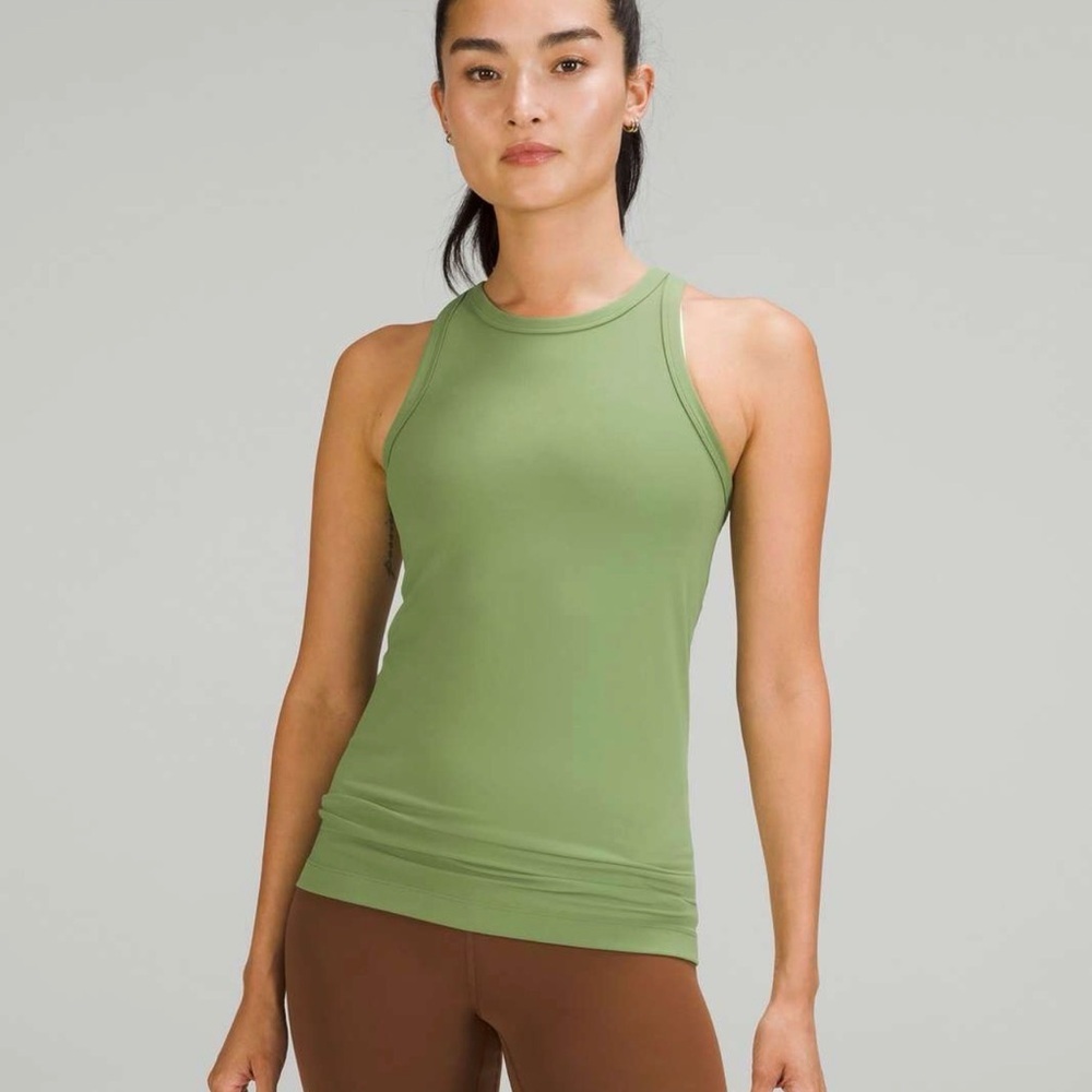 Lululemon Align Racerback Tank NWT Size 2 Green Foliage